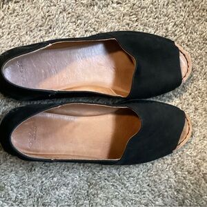 Coach Lydia Black Nubuck Suede Leather Loafers 8.5